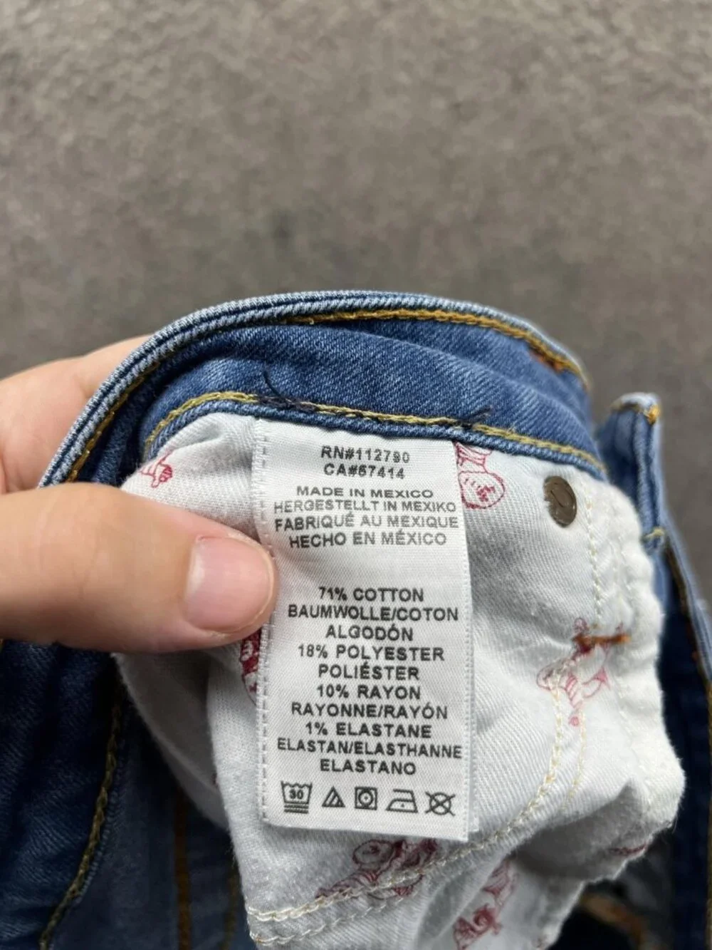 True Religion Curvy Skinny Jeans Womens 29 Blue Medium Wash Stretch Denim Pant